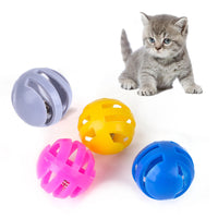 HKM-939475 Pet Cat Toy Color Plastic Bell Ball