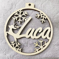 HKM-939667 Hollow Wooden Christmas Tree Pendant - DIY Carving Decorative Ornament in Various Styles