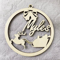 HKM-939667 Hollow Wooden Christmas Tree Pendant - DIY Carving Decorative Ornament in Various Styles