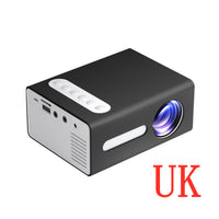 HKM-939731 1080P Mini Home Office Projector with LED Technology, Compact Design, and Multiple Input Ports