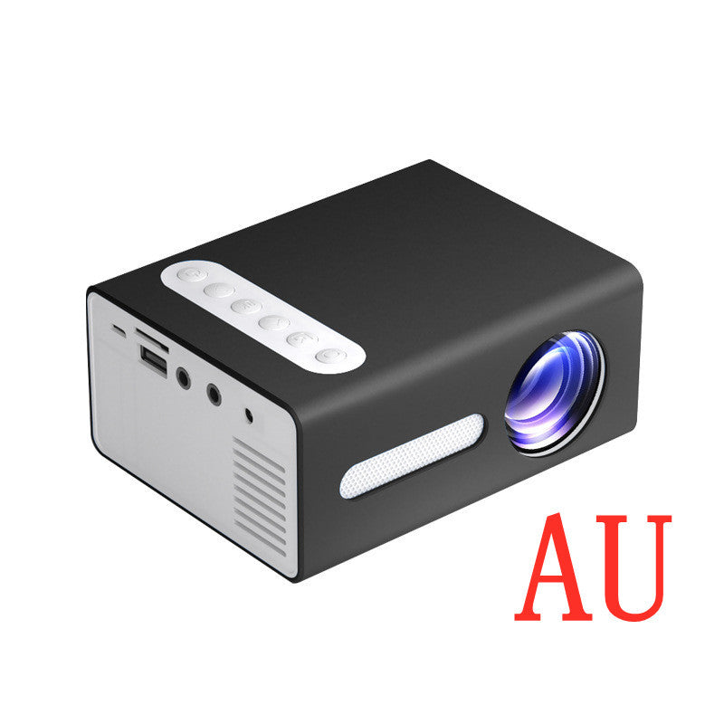 HKM-939731 1080P Mini Home Office Projector with LED Technology, Compact Design, and Multiple Input Ports