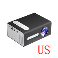 HKM-939731 1080P Mini Home Office Projector with LED Technology, Compact Design, and Multiple Input Ports