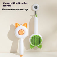 HKM-939795 Self-Cleaning Pet Hair Removal Brush for Dogs and Cats - Grooming Comb with Durable Materials