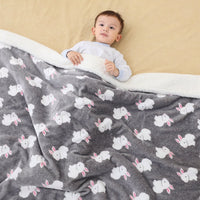 HKM-939859 Soft Avocado Coral Fleece Newborn Swaddling Blanket for All Seasons