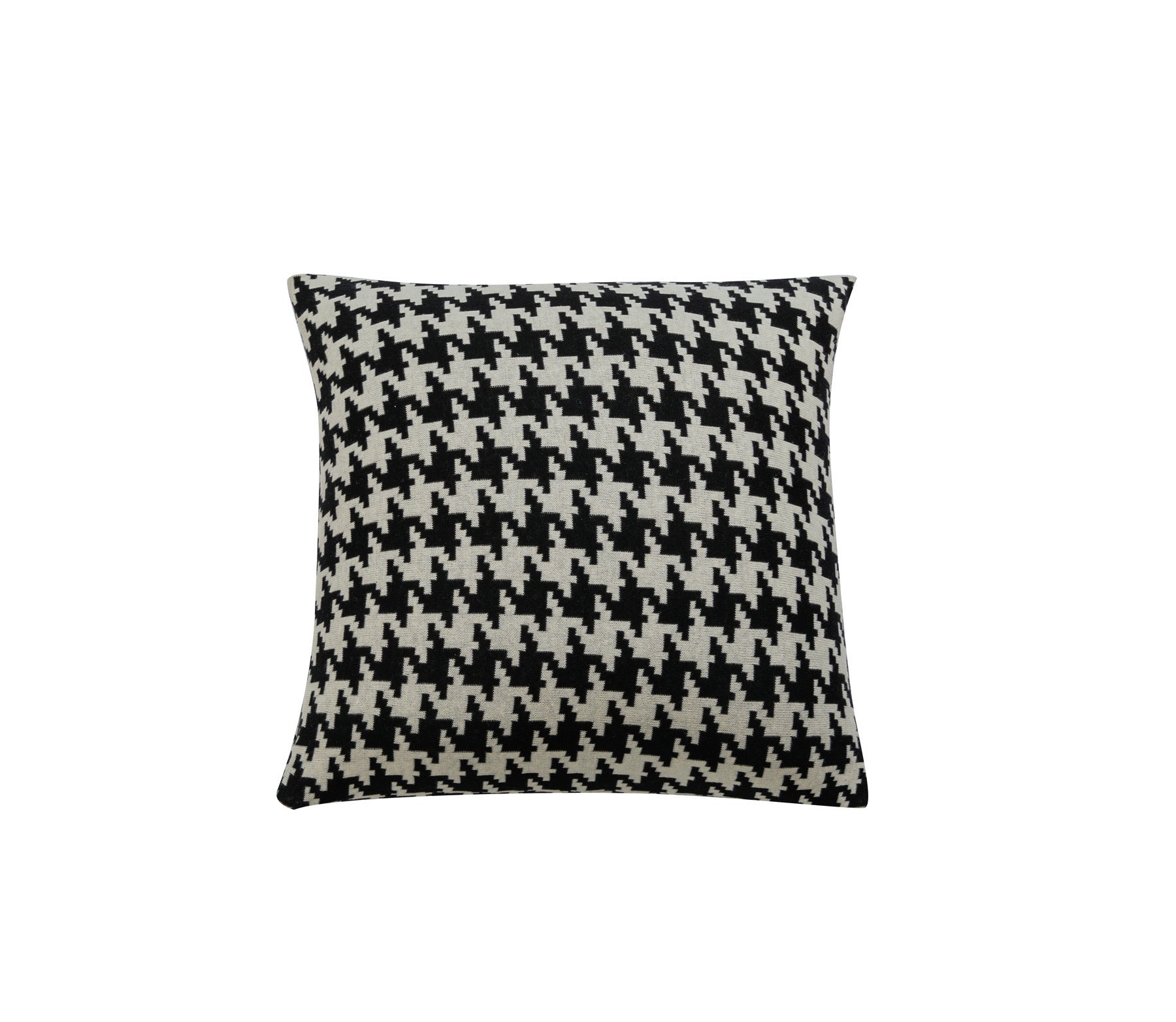 HKM-939987 Nordic Black and White Houndstooth Cotton Cushion Cover 45x45cm