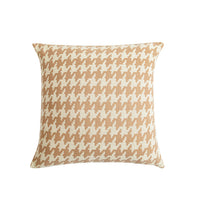 HKM-939987 Nordic Black and White Houndstooth Cotton Cushion Cover 45x45cm
