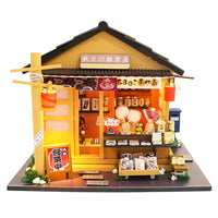 HKM-940115 3D Wooden Dollhouse Puzzle DIY Handmade Educational Toy for Kids Age 6+