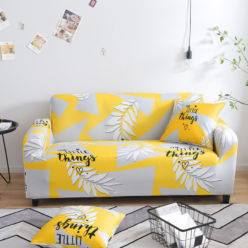 HKM-940243 Elastic Polyester Sofa Cover for Single to Four-Seat Sofas, Various Sizes Available