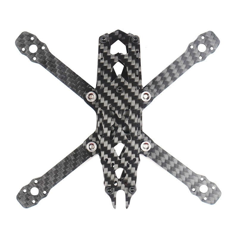 HKM-940371 ALFARC-FS135 Carbon Fiber Racing Drone Frame - 135mm Wheelbase, 3mm Arm Thickness, Compatible with F4/F3 Flight Control Systems