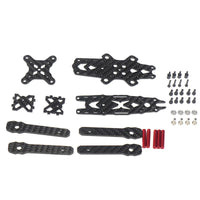 HKM-940371 ALFARC-FS135 Carbon Fiber Racing Drone Frame - 135mm Wheelbase, 3mm Arm Thickness, Compatible with F4/F3 Flight Control Systems