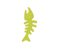 HKM-940499 Fishbone-Shaped Rubber Dog Toy for Teeth Cleaning and Gum Massage