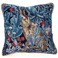 HKM-940563 Woven Jacquard Flower Cushion Cover, European Classical Style Pillow for Home Decor