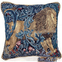 HKM-940563 Woven Jacquard Flower Cushion Cover, European Classical Style Pillow for Home Decor