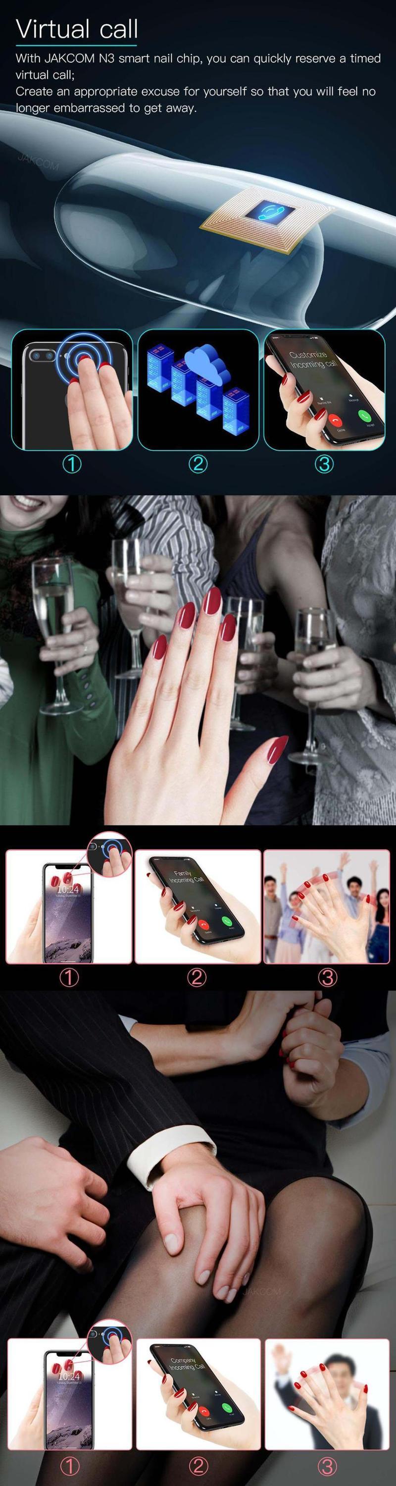 HKM-940691 Wireless NFC Nail Chip for Mobile Activation