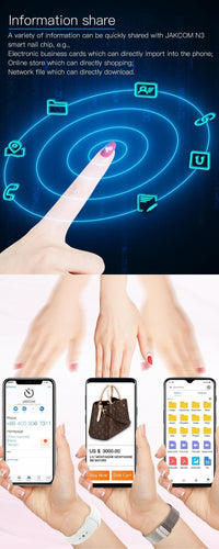 HKM-940691 Wireless NFC Nail Chip for Mobile Activation