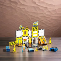 HKM-940819 Magnetic Building Tiles Set for Kids - Educational Toy with 7.5cm Pieces in Colorful Box