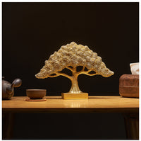 HKM-940947 Elegant Abstract Resin Tree Decoration for Creative Desk and Cashier Display