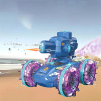 HKM-941011 Amphibious Dual Remote Control Car with Water Spray Function for Indoor and Outdoor Fun