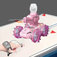 HKM-941011 Amphibious Dual Remote Control Car with Water Spray Function for Indoor and Outdoor Fun