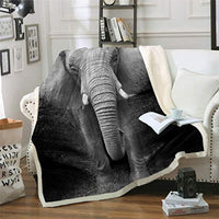 HKM-941011 Character Printed Double-Layer Blanket for Winter Household Use