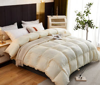 HKM-941331 Cotton Dazzle Goose Down Quilt - Winter Comfort in Multiple Colors