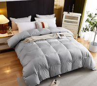 HKM-941331 Cotton Dazzle Goose Down Quilt - Winter Comfort in Multiple Colors