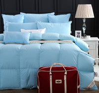HKM-941331 Cotton Dazzle Goose Down Quilt - Winter Comfort in Multiple Colors