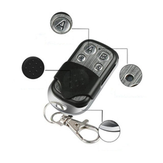 HKM-941523 Universal Garage Door Metal Remote Key with Smart Copy Capability, 100M Range, DC12V Power