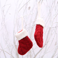 HKM-941779 Christmas Knitted Cutlery Holders for Forks and Knives - 11x7cm