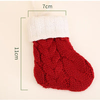 HKM-941779 Christmas Knitted Cutlery Holders for Forks and Knives - 11x7cm