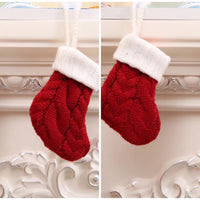HKM-941779 Christmas Knitted Cutlery Holders for Forks and Knives - 11x7cm