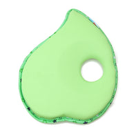 HKM-941843 Baby Bear Anti-Flat Head Pillow for Infants - Pure Cotton, Soft & Breathable, 0-2 Years, Green Leaf Design