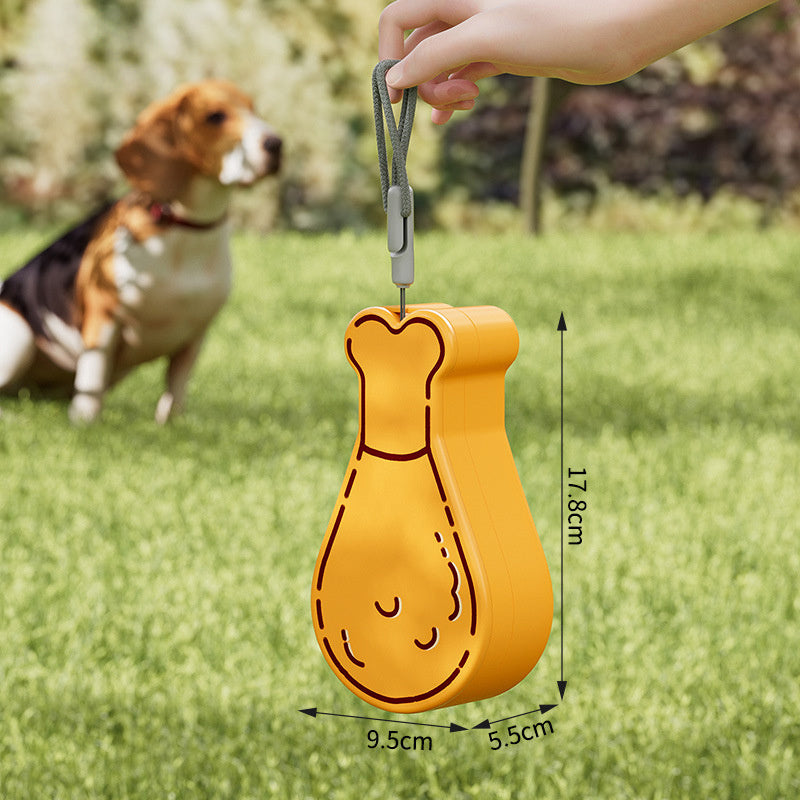 HKM-941843 Portable 2-in-1 Pet Water Bottle and Food Container for Outdoor Travel, Leak-Proof Design, BPA-Free Material