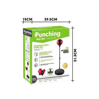 HKM-941971 121cm Height Kids Boxing Punching Speed Ball Set for Active Play