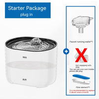 HKM-942035 Pet Intelligent Induction Water Dispenser - Smart Rechargeable with Filters for Dogs and Cats