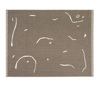 HKM-942547 Korean-Style Rectangle Geometric Pattern Thicker Bedside Carpet – Multiple Sizes Available
