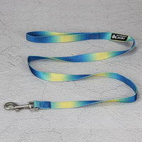 HKM-942675 Gradient Color Dog Leash Set - Includes Collars, Bracelets, and Chest Harnesses in Various Shades