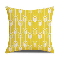 HKM-942867 Linen Geometric Outdoor and Indoor Pillowcase - Modern 45x45cm Cushion Cover