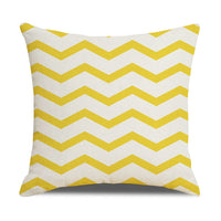 HKM-942867 Linen Geometric Outdoor and Indoor Pillowcase - Modern 45x45cm Cushion Cover