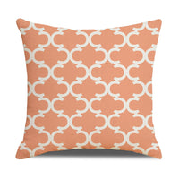 HKM-942867 Linen Geometric Outdoor and Indoor Pillowcase - Modern 45x45cm Cushion Cover