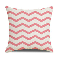 HKM-942867 Linen Geometric Outdoor and Indoor Pillowcase - Modern 45x45cm Cushion Cover