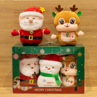 HKM-942931 Christmas Plush Santa Claus Doll Pillow - Available in Red and Various Sizes with Suction Cup