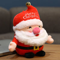 HKM-942931 Christmas Plush Santa Claus Doll Pillow - Available in Red and Various Sizes with Suction Cup