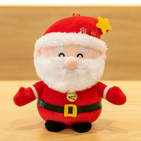 HKM-942931 Christmas Plush Santa Claus Doll Pillow - Available in Red and Various Sizes with Suction Cup