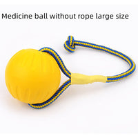 HKM-942931 EVA Floating Pet Dog Training Ball Puppy Bite Resistant Ball With Rope Pet Training Ball Chew Toys For Pet Supplies
