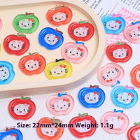 HKM-942995 Handmade Cartoon Transparent Buttons in Various Fun Designs - DIY Resin Accessories