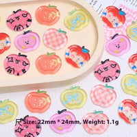 HKM-942995 Handmade Cartoon Transparent Buttons in Various Fun Designs - DIY Resin Accessories