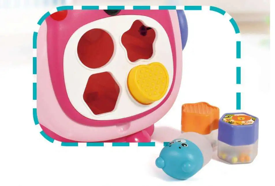 Educational Montessori Matching Puzzle Block Toy for Toddlers, Sensory Learning Toy, Ages 0-7