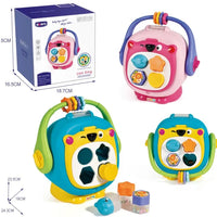 HKM-943123 Educational Montessori Matching Puzzle Block Toy for Toddlers, Sensory Learning Toy, Ages 0-7