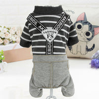 HKM-943123 Four-Legged Pet Clothes for Small Dogs - Soft Polyester in Various Sizes